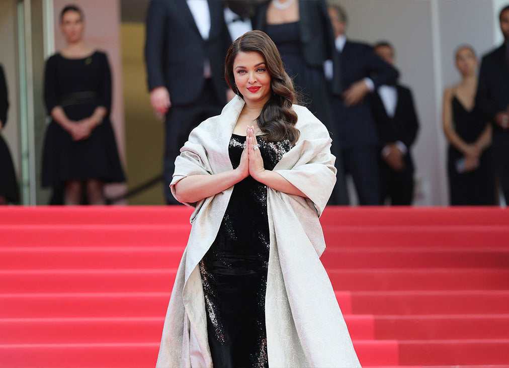 AISHWARYA RAI BACHCHAN AT THE 78TH CANNES FILM FESTIVAL RED CARPET IN CUSTOM GAURAV GUPTA COUTURE