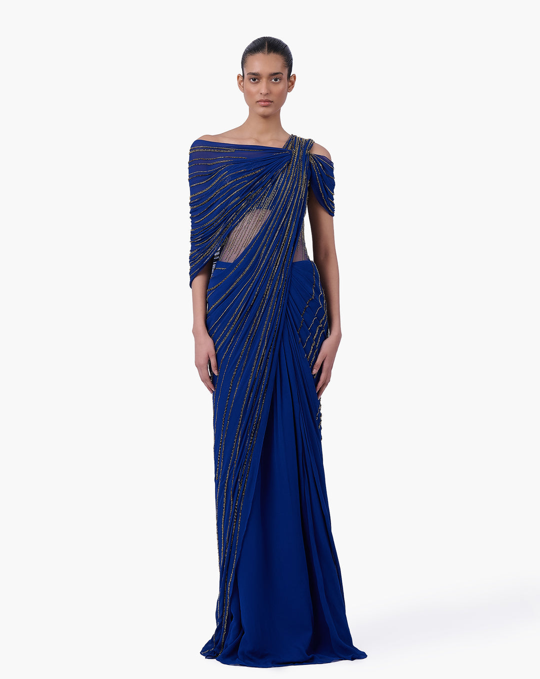 The Meridian Drape Saree Gown