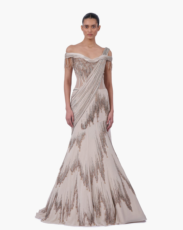 The Sovereign Drape Lehenga