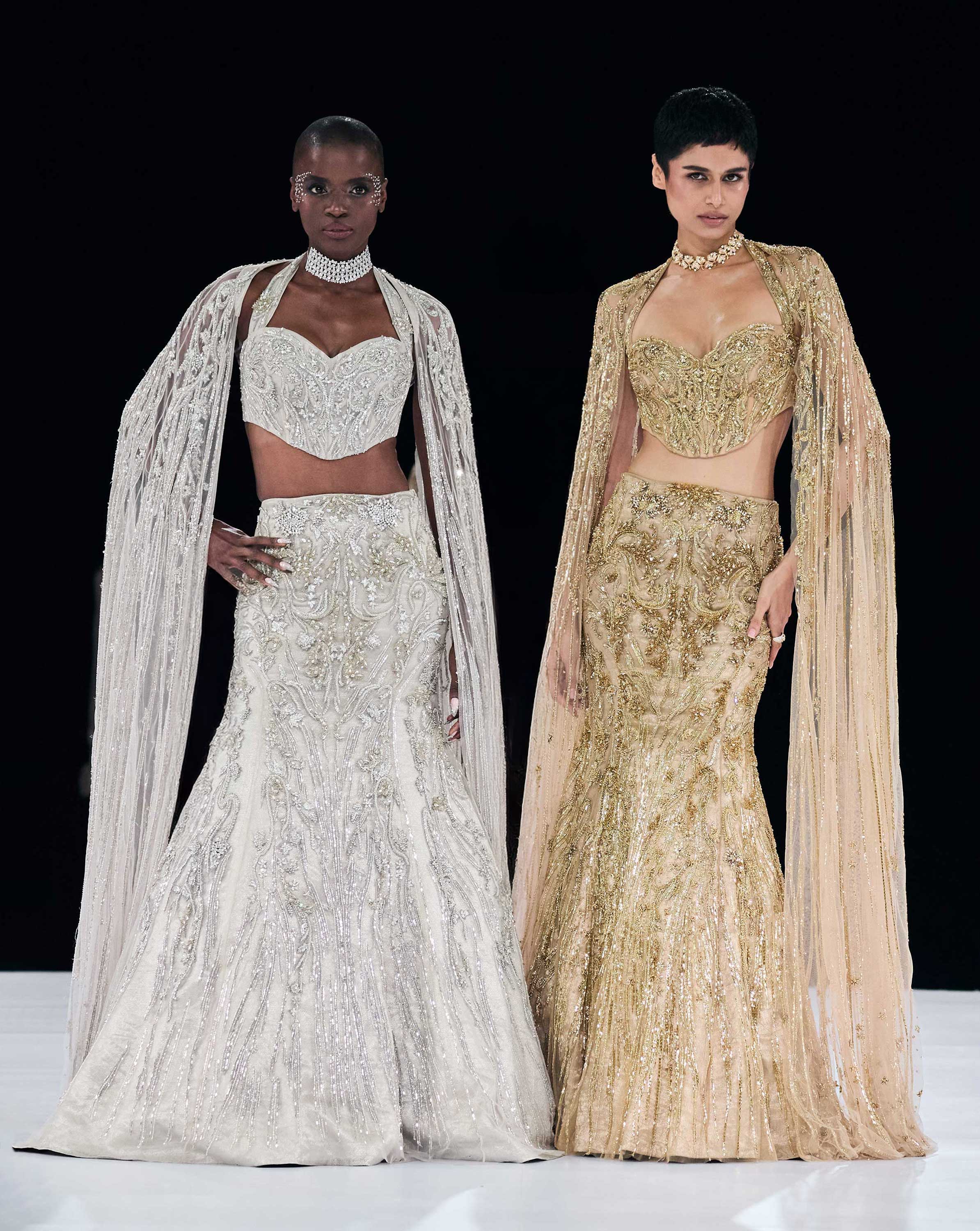 The Molten Crystal Lehenga