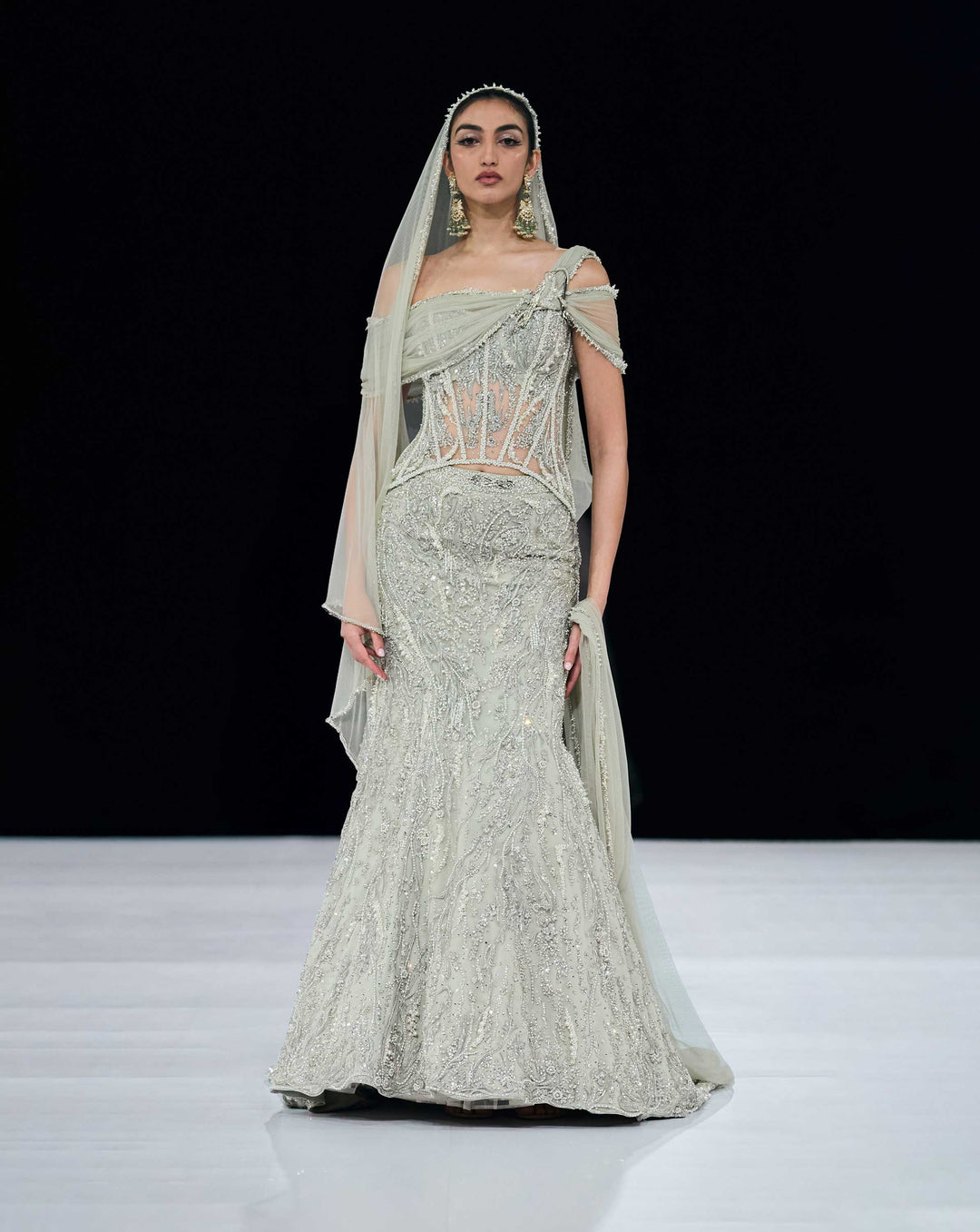 Blooming Pearl Lehenga