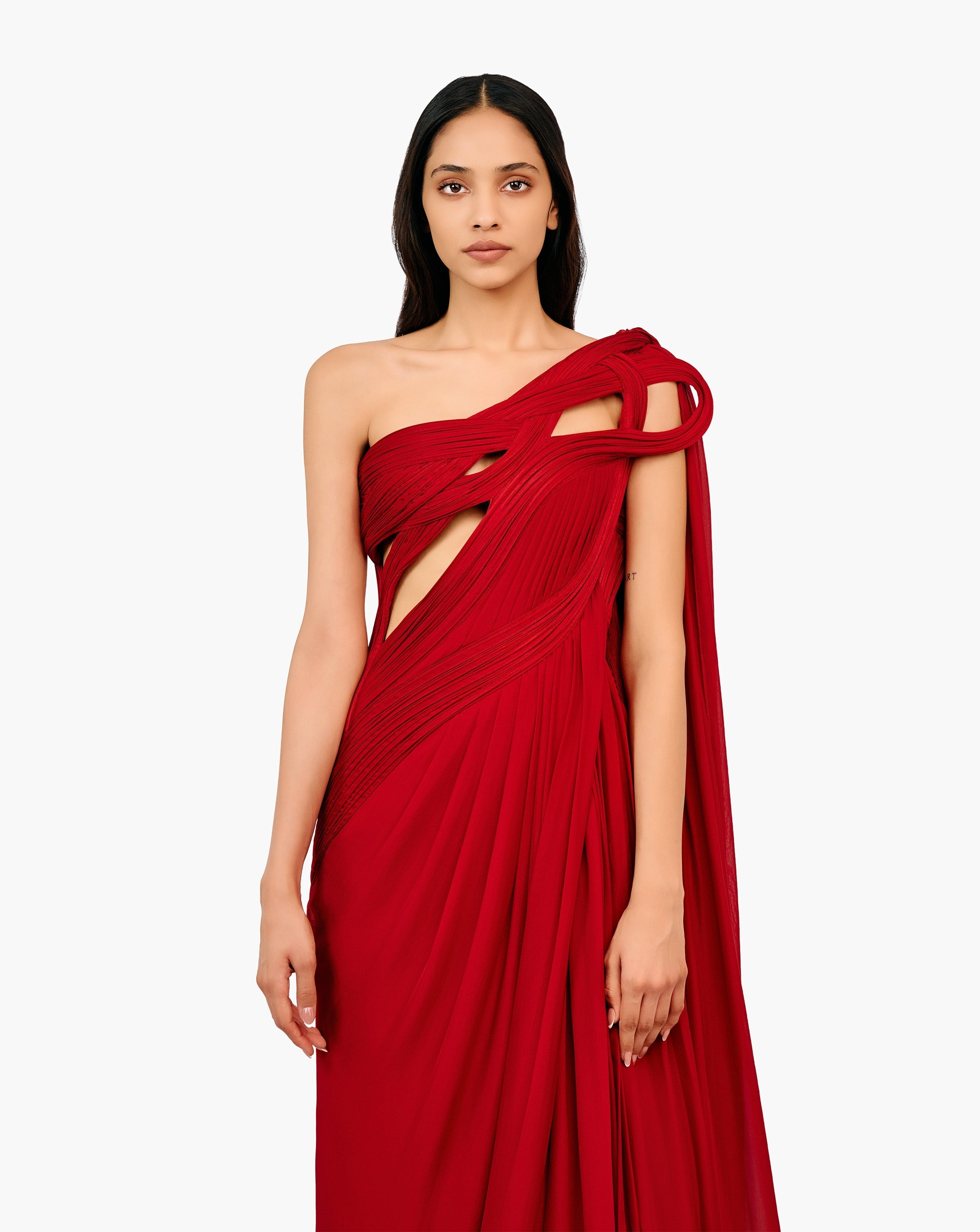 The Stellar Blaze Saree Gown
