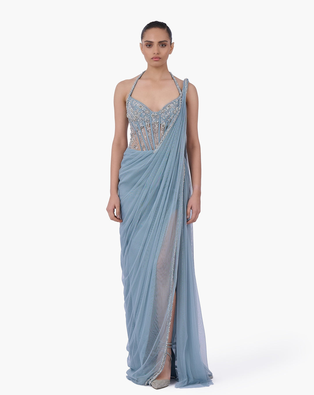 The Skydust Saree Gown