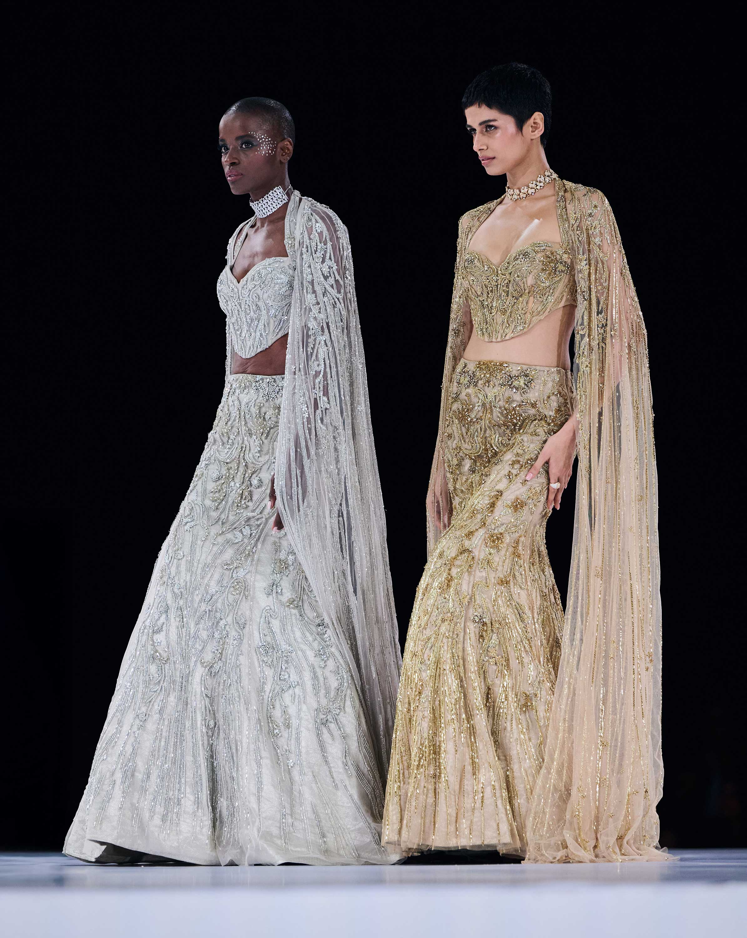The Molten Crystal Lehenga