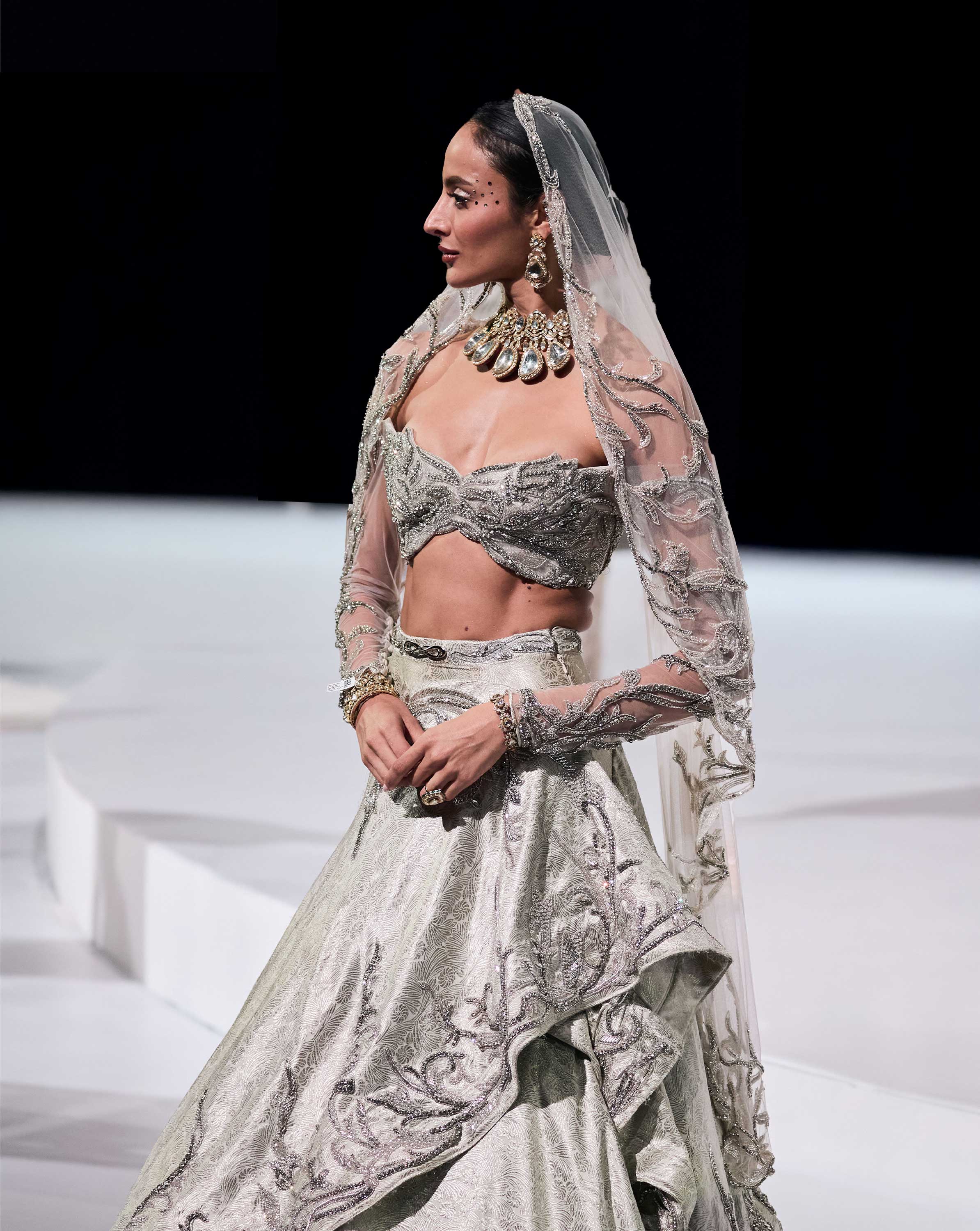 Cascading Vow Lehenga