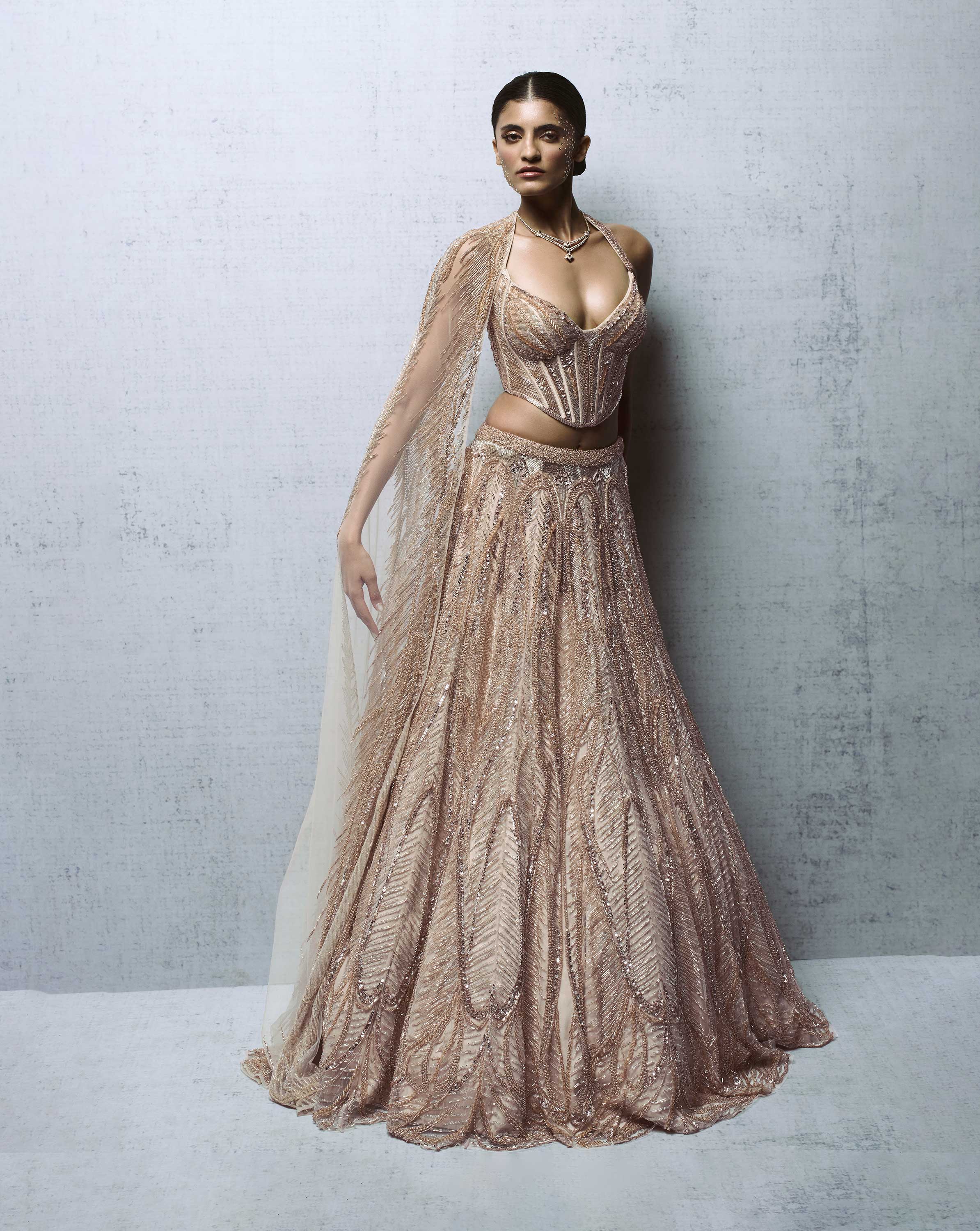 Celestial Crystal Lehenga