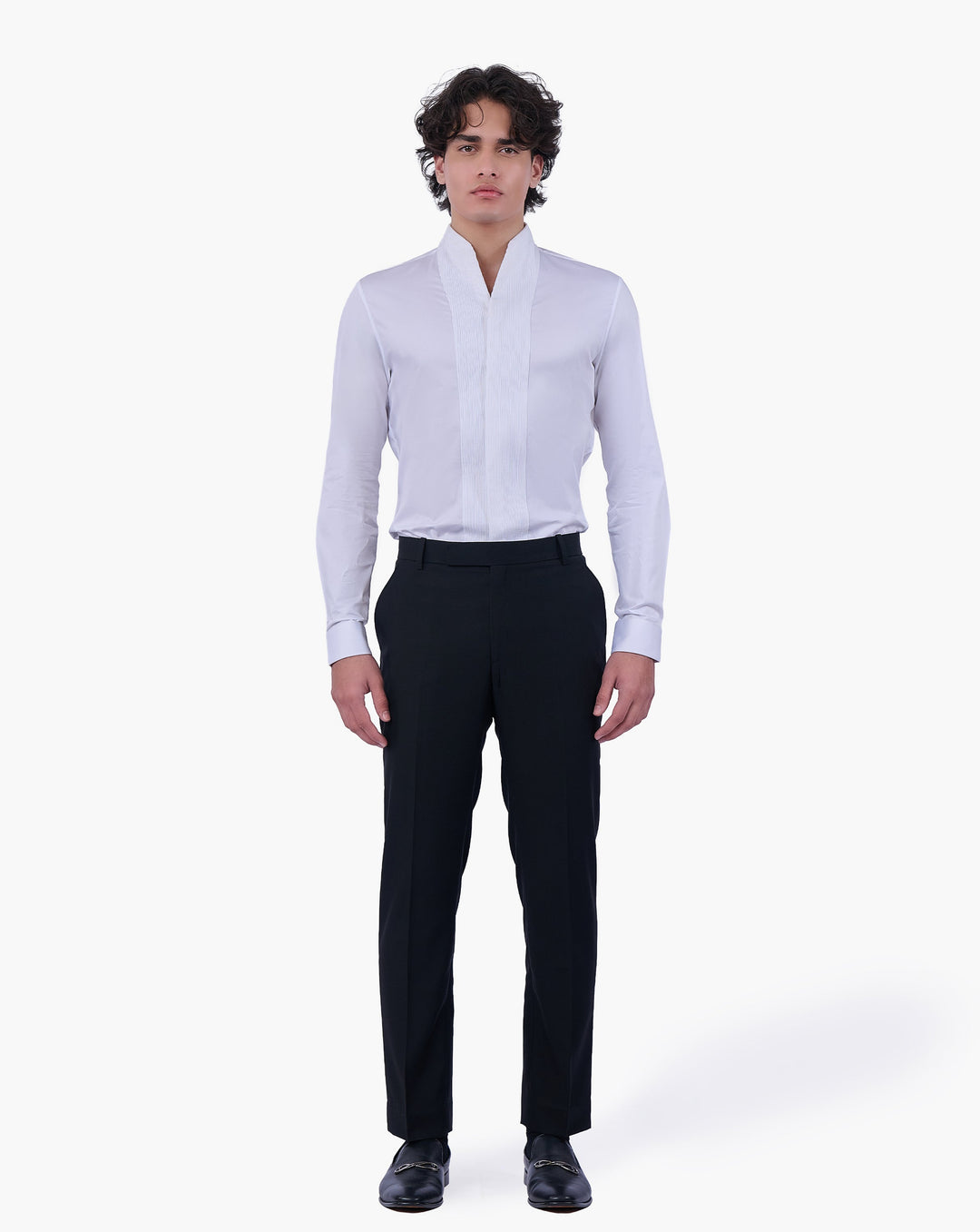 Pintuck Column Shirt