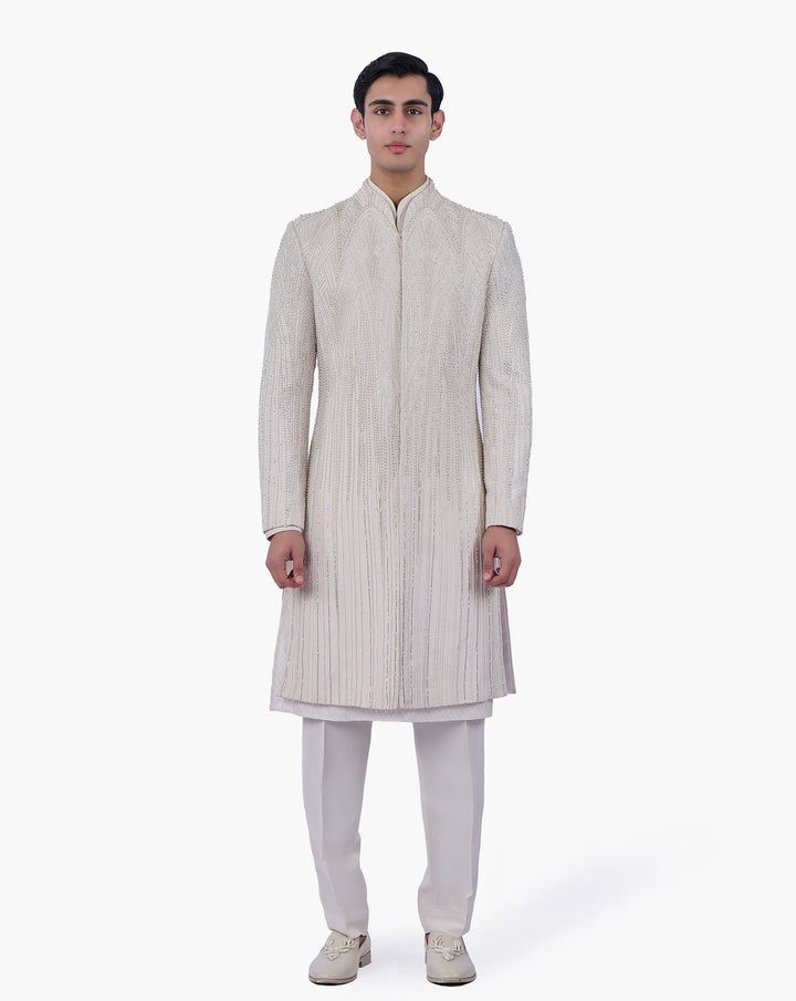 Pearl Architectural Line Sherwani