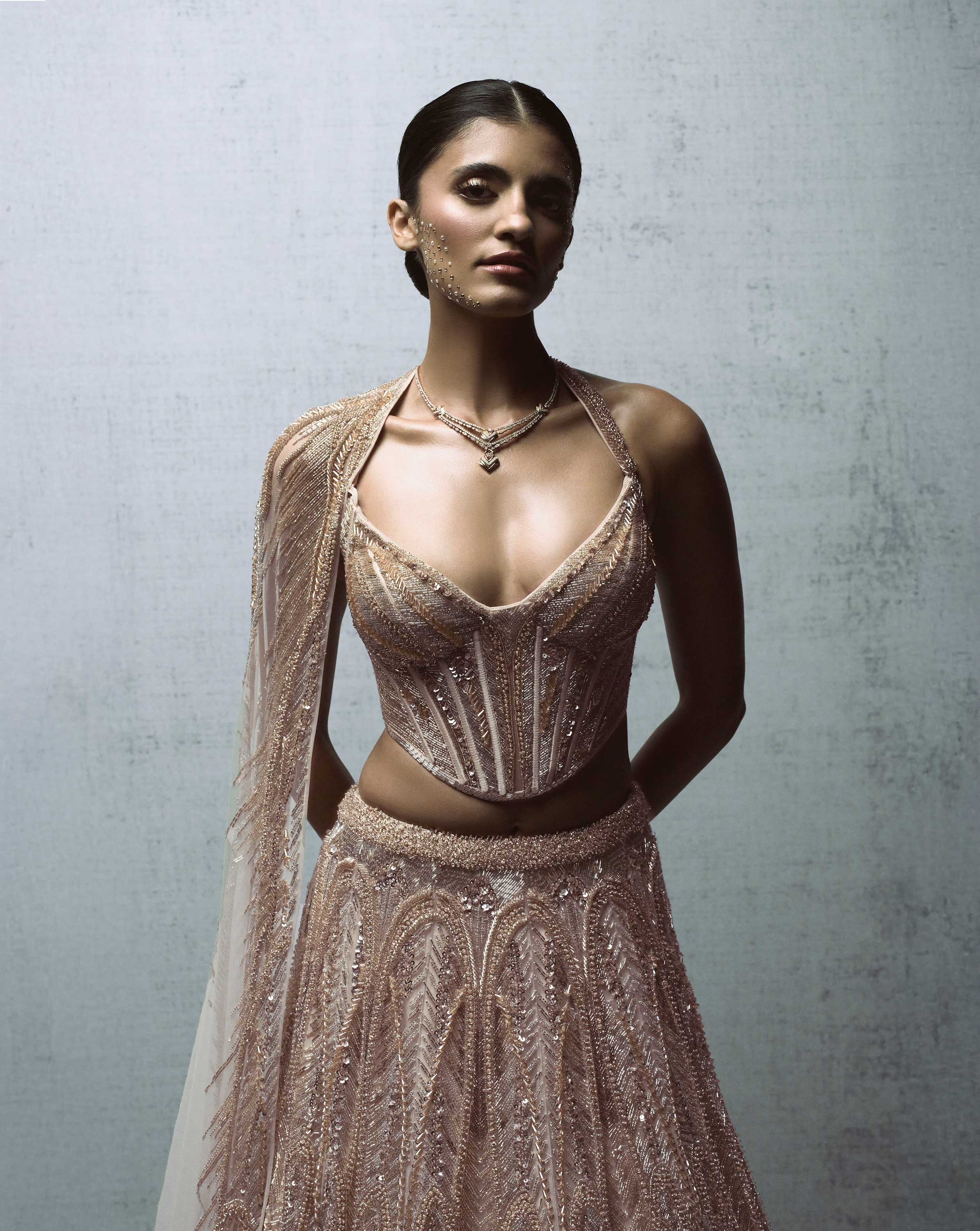 Celestial Crystal Lehenga