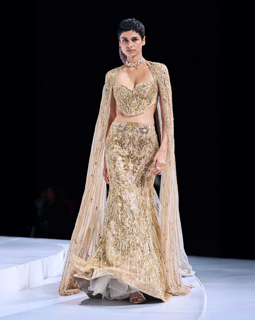 The Molten Crystal Lehenga