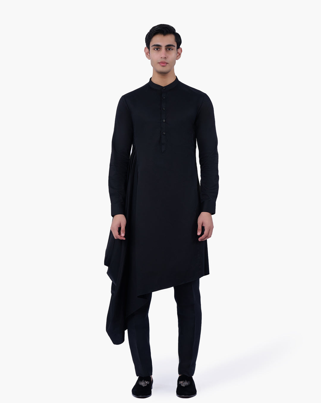 Black Axis Kurta Set