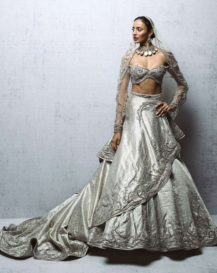Cascading Vow Lehenga