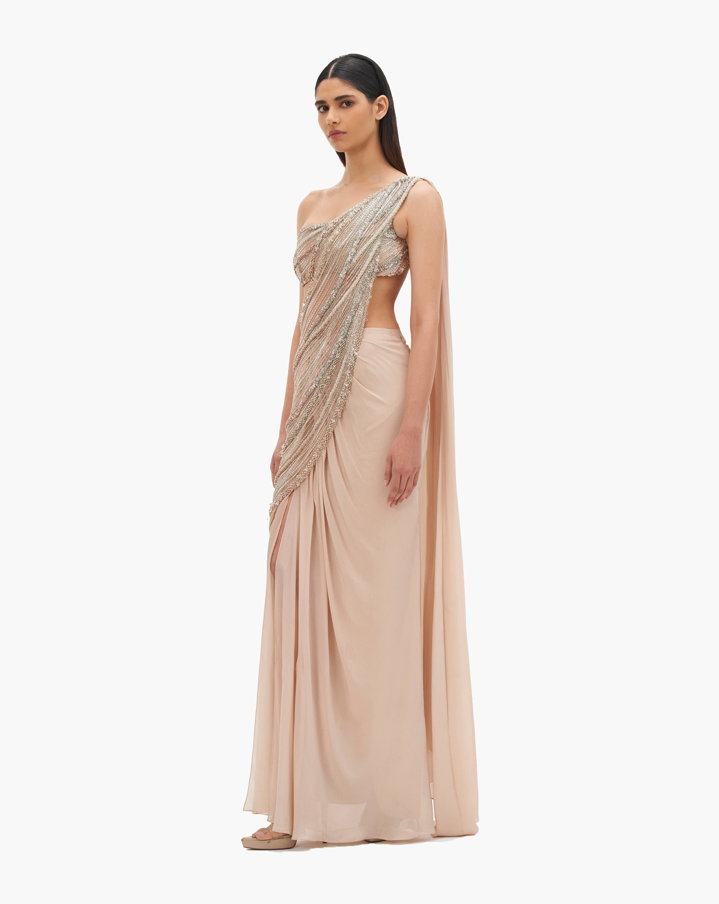 The Nova Drape Saree Gown