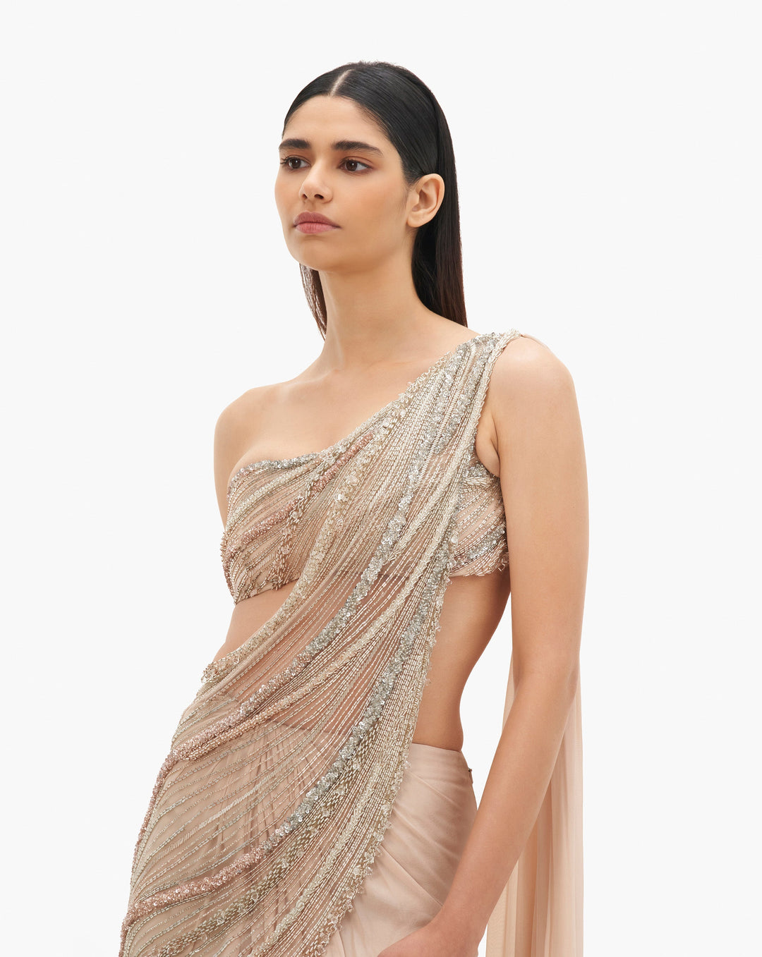 The Nova Drape Saree Gown
