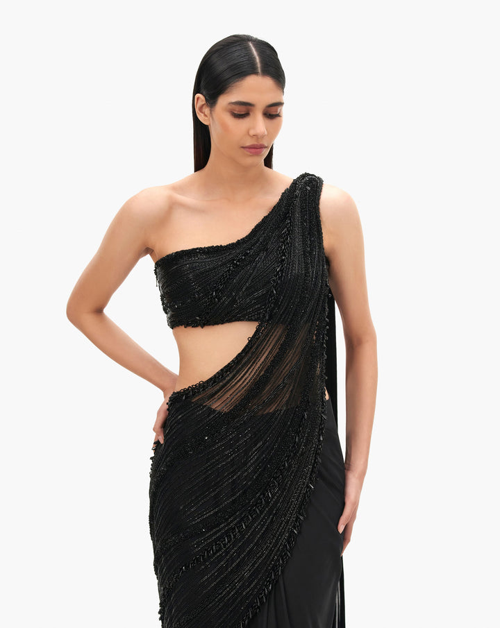 The Nova Drape Saree Gown