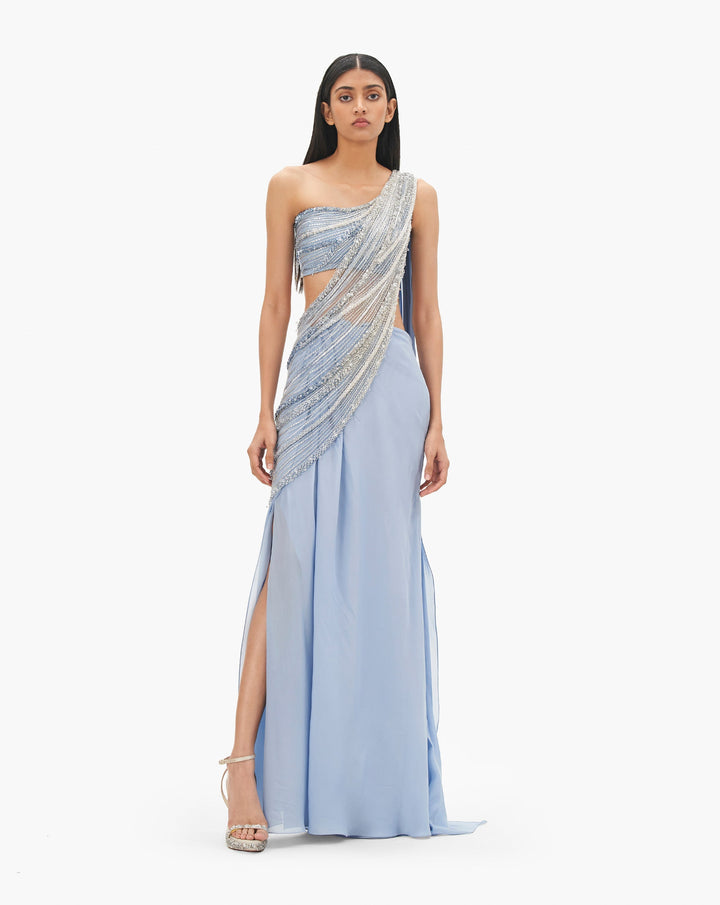 The Nova Drape Saree Gown