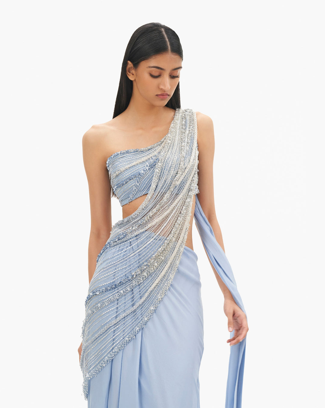 The Nova Drape Saree Gown