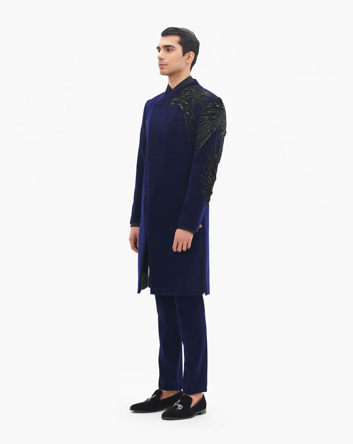 Assymetric Flight Long Jacket