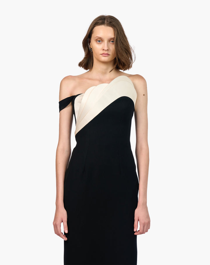 The Nyx Petal Column Gown