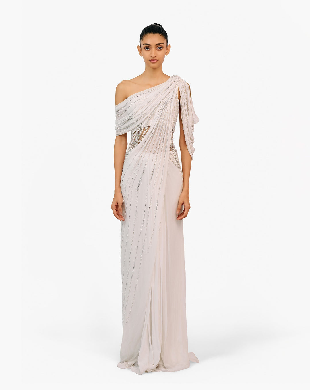 The Grecian Mist Saree