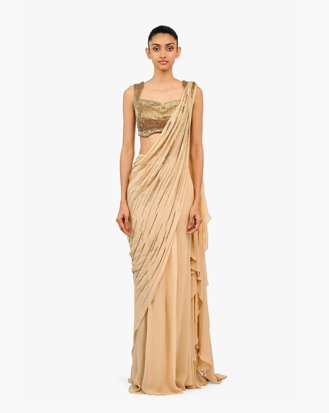 The Radian Saree Gown