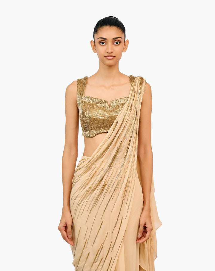 The Radian Saree Gown