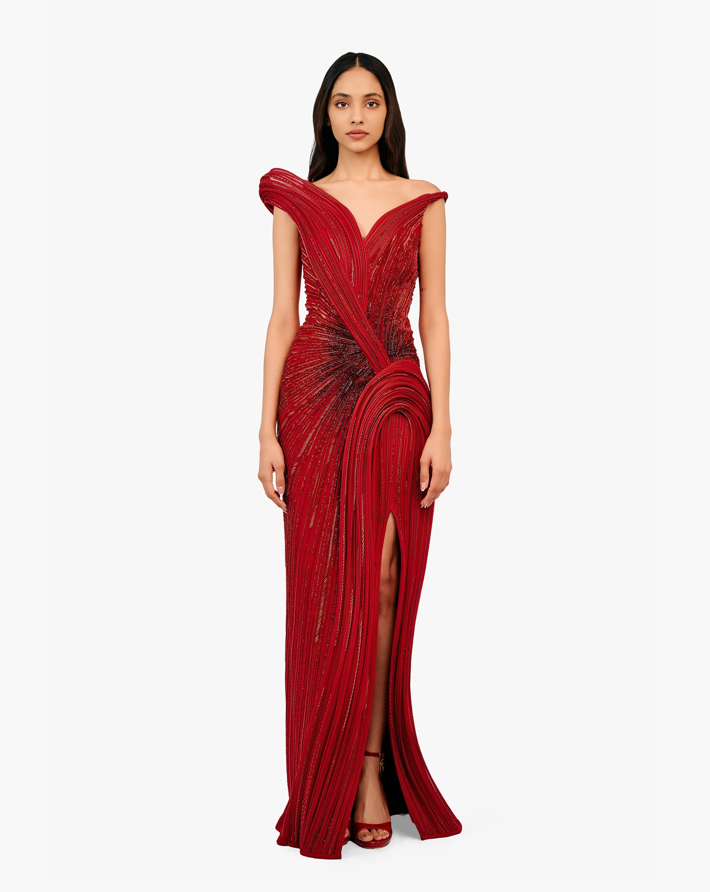 The Sculpt Embellished Gown