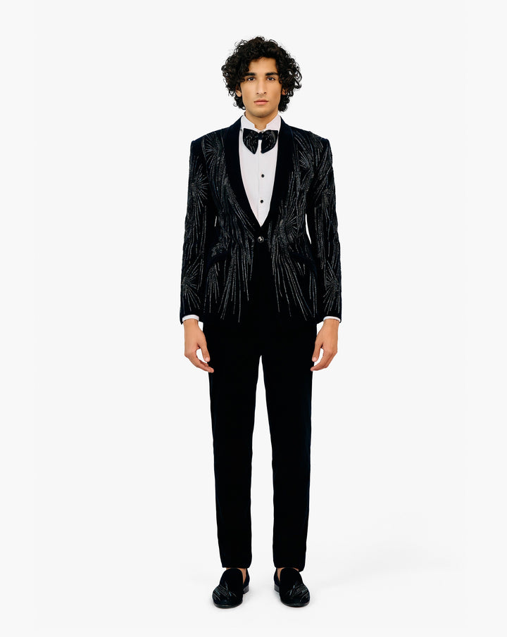 Midnight Shard Embroidered Tuxedo