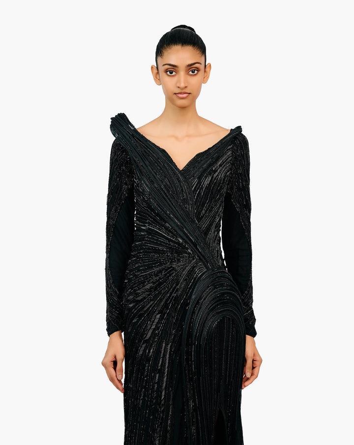 The Sculpt Embellished Gown