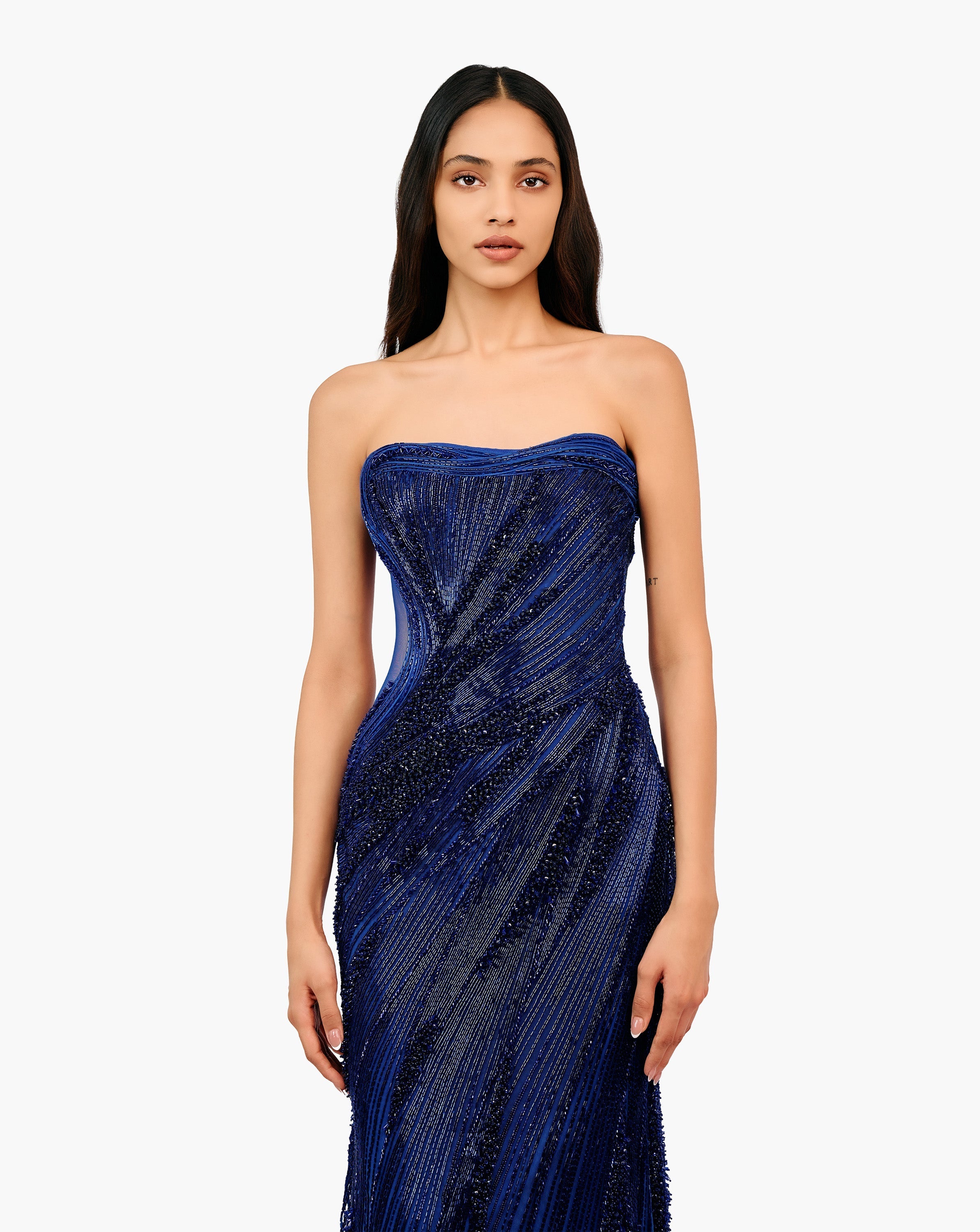 The Electric Crystal Fall Gown