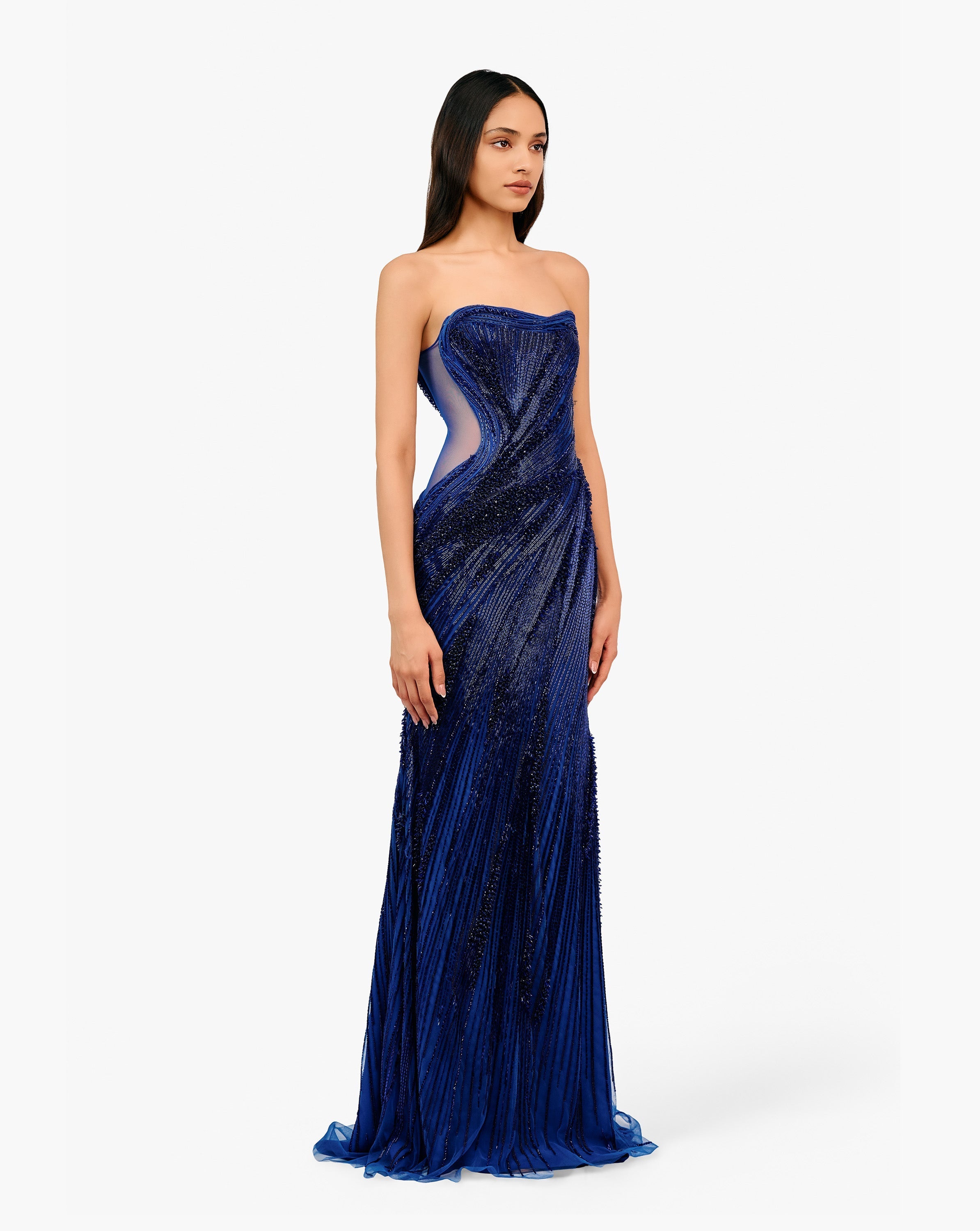 The Electric Crystal Fall Gown