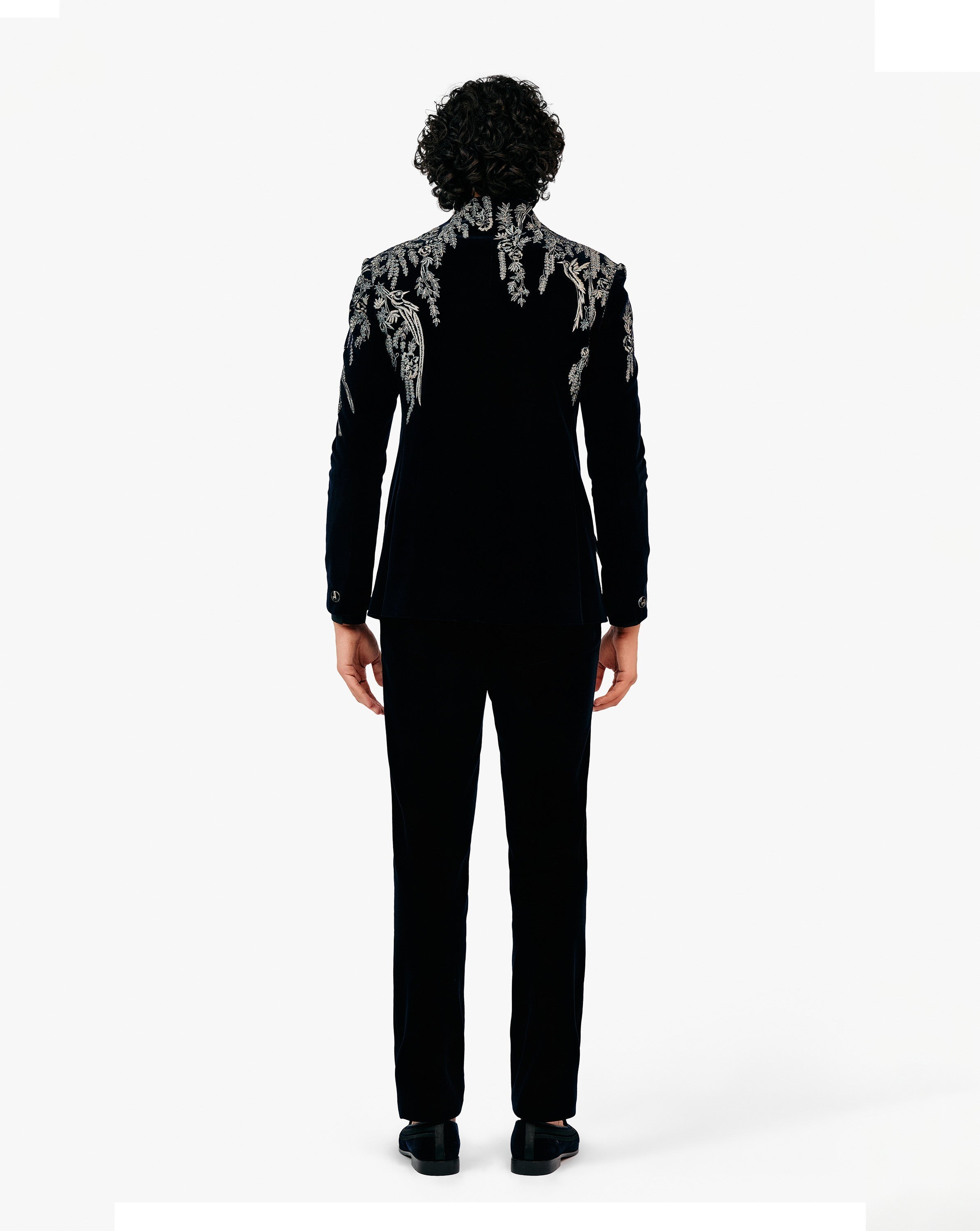 Elyxion Velvet Bandhgala