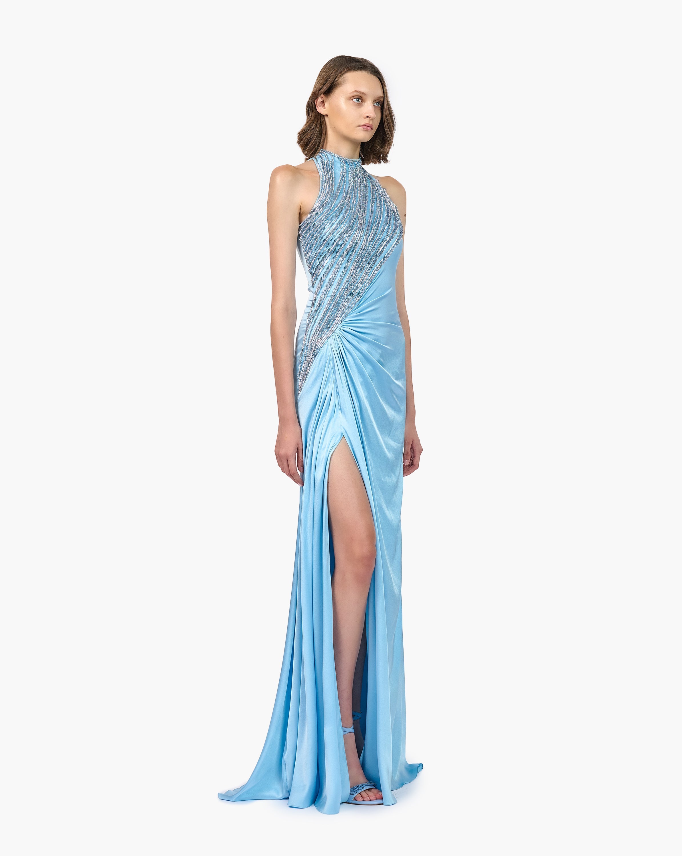 The Nephele Beaded Gown