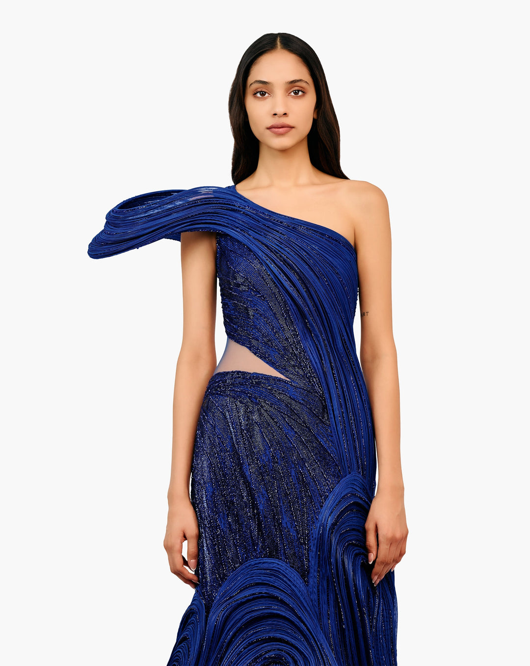 The Electric Sculpted Glow Gown