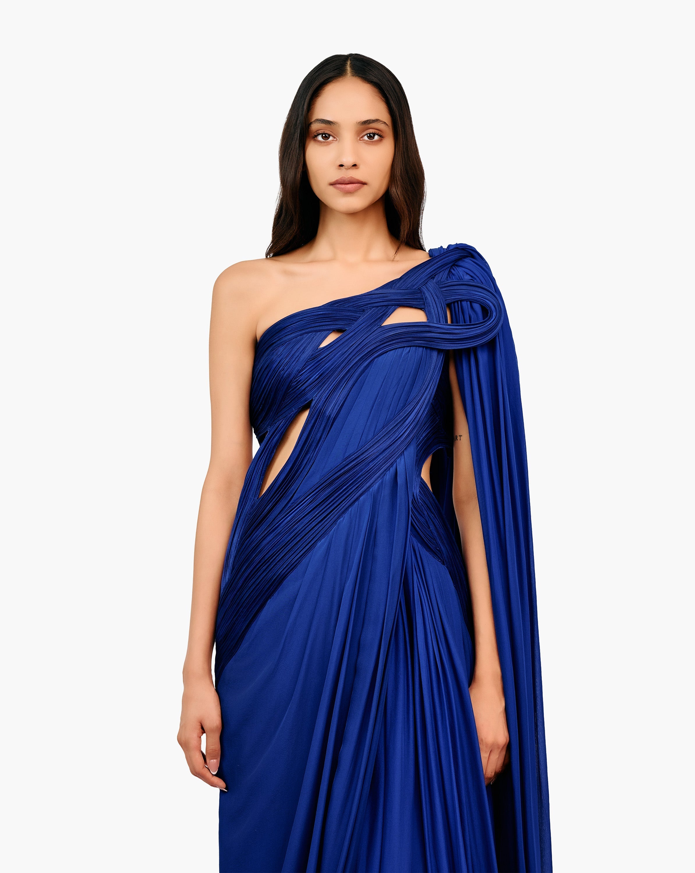 The Stellar Blaze Saree Gown