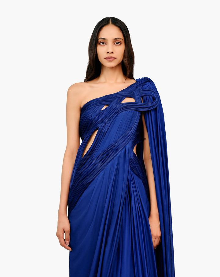 The Stellar Blaze Saree Gown