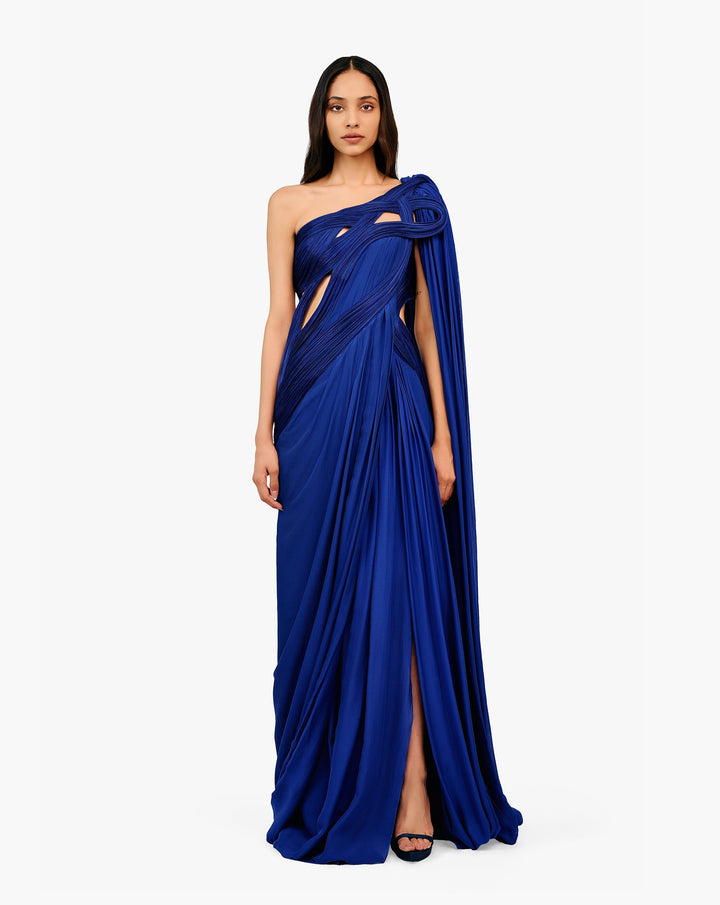 The Stellar Blaze Saree Gown