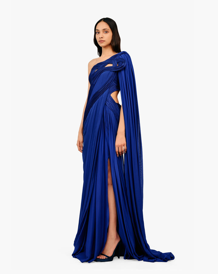 The Stellar Blaze Saree Gown