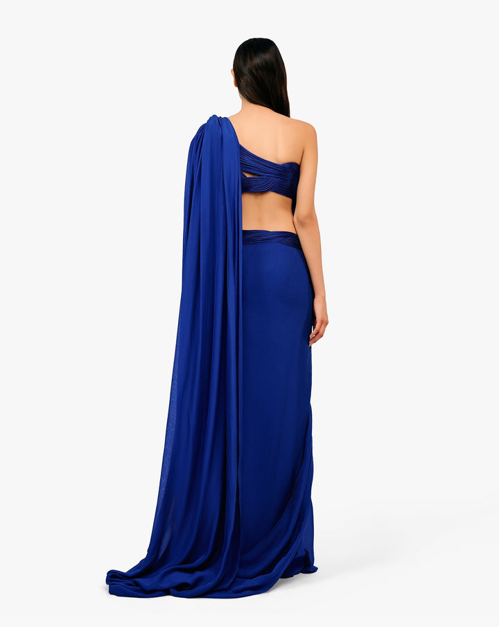The Stellar Blaze Saree Gown