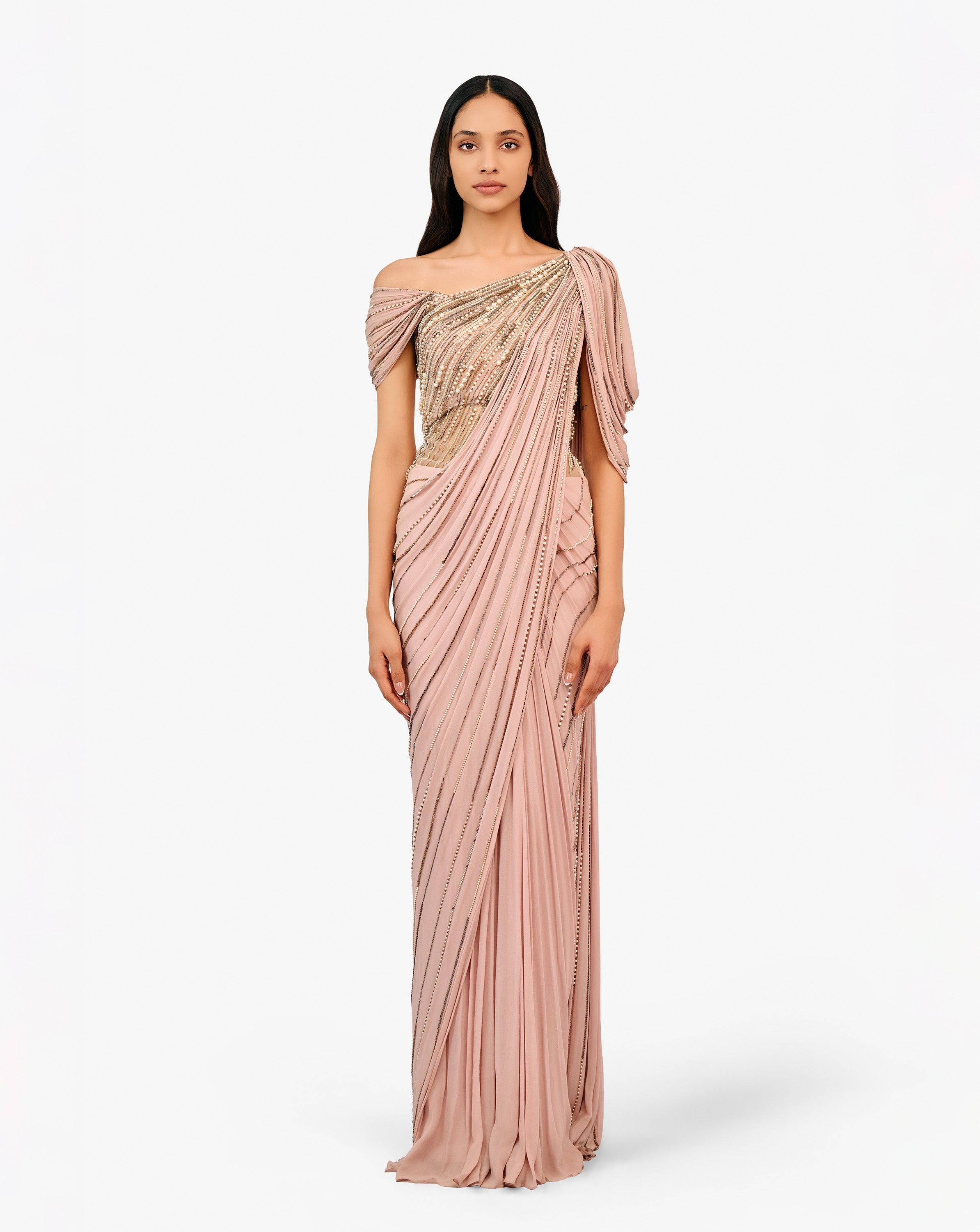 The Ecliptic Saree Gown