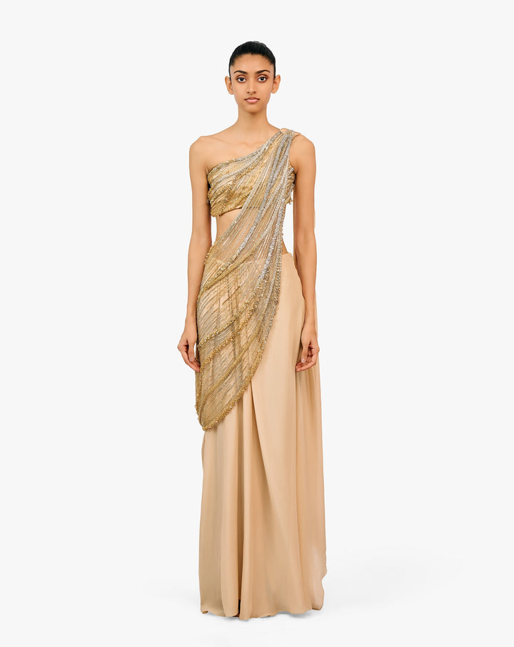 The Nova Drape Saree Gown