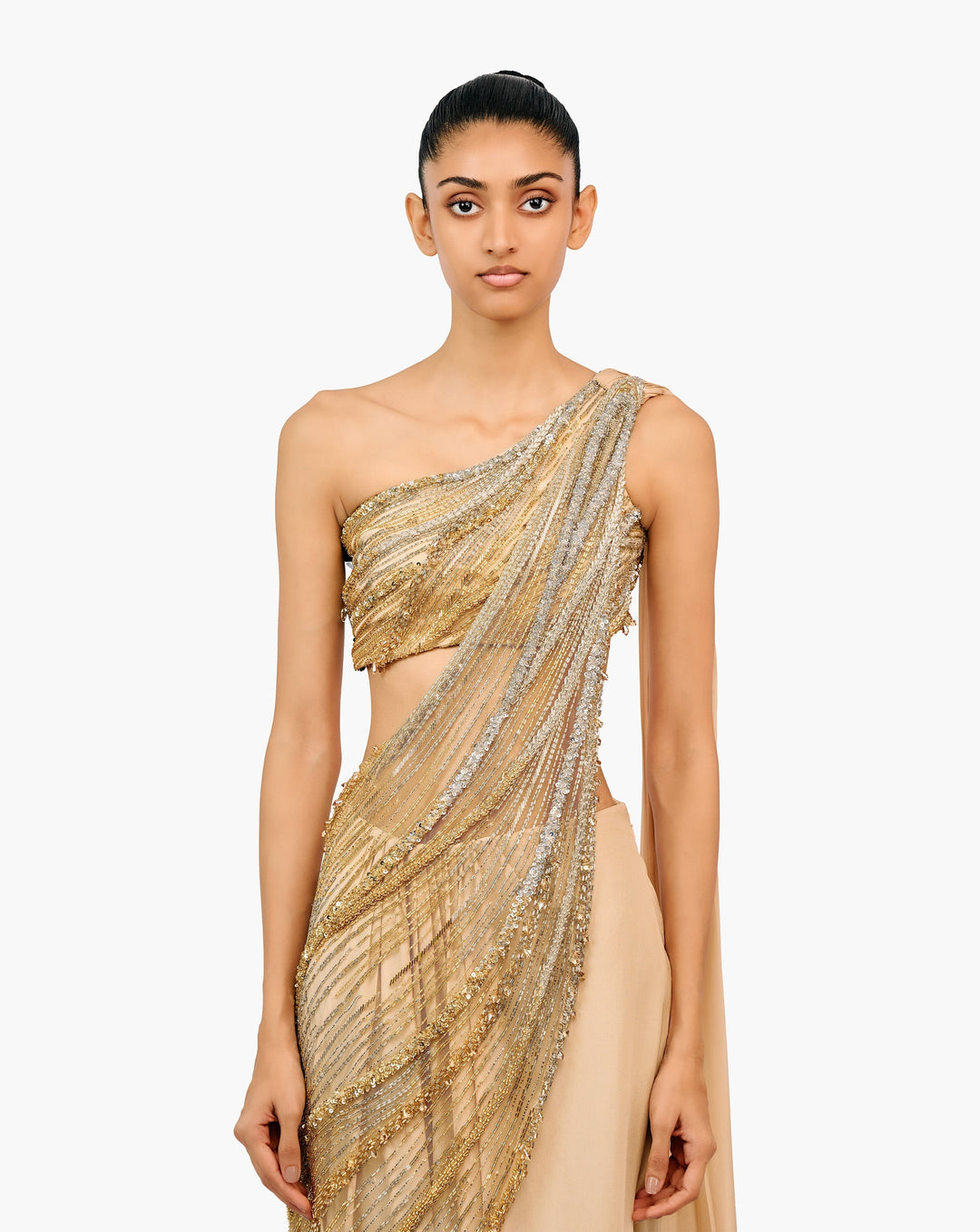 The Nova Drape Saree Gown