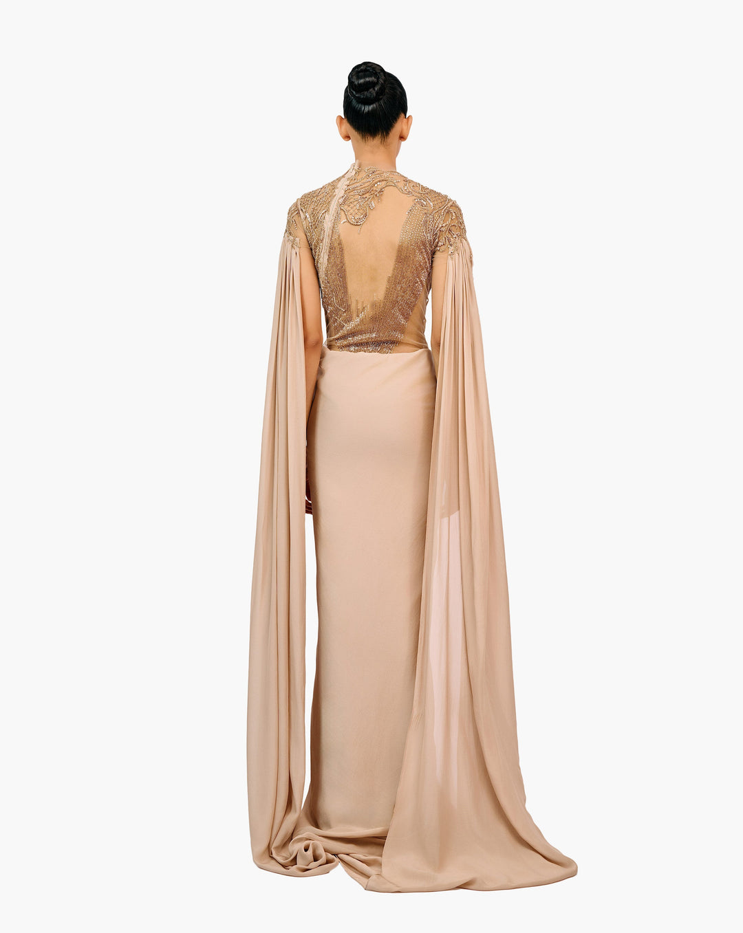 The Eclipse Realm Saree Gown