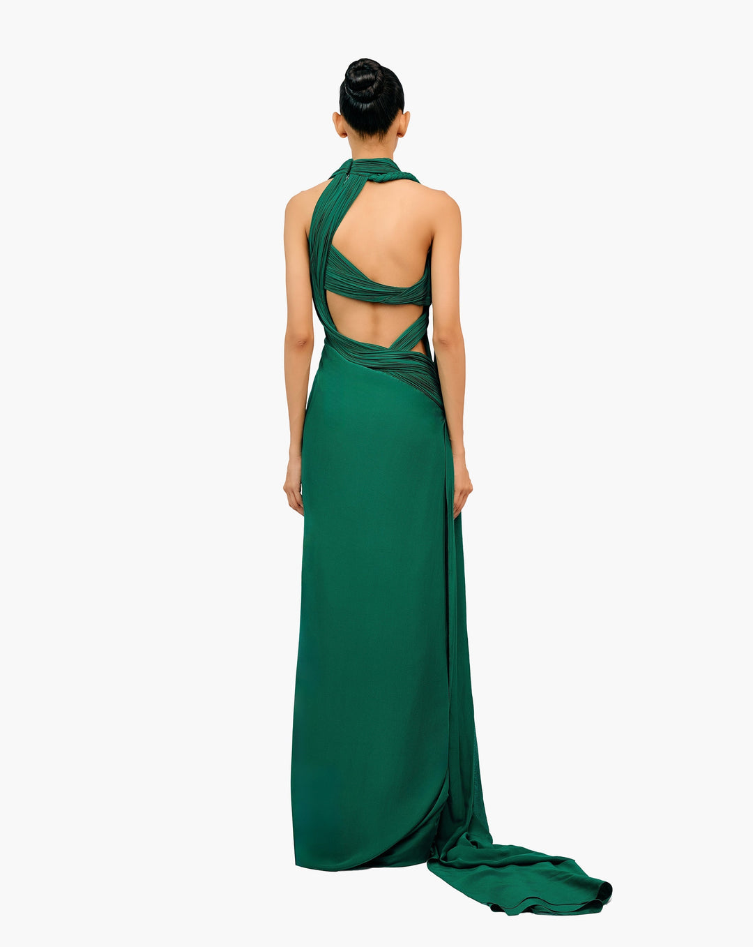 The Celestial Tide Saree Gown