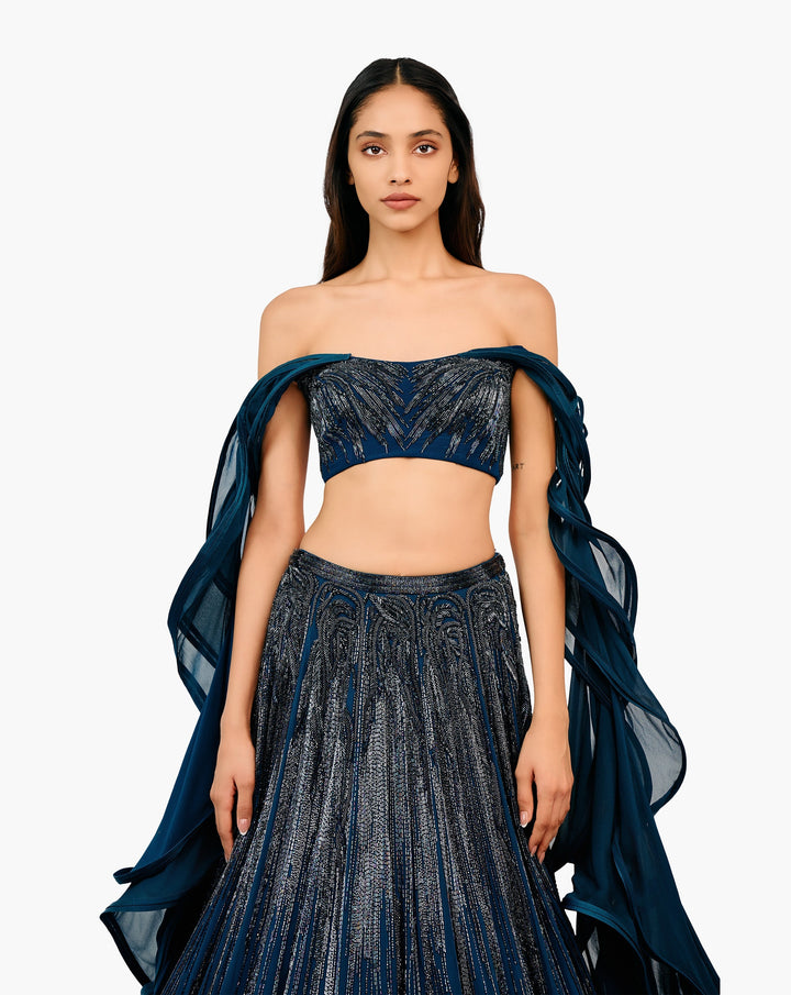 The Seraphic Beaded Lehenga