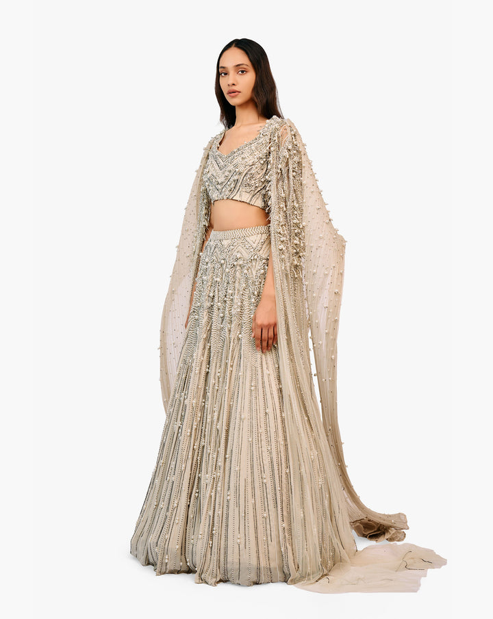 The Cepheus Pearl Lehenga