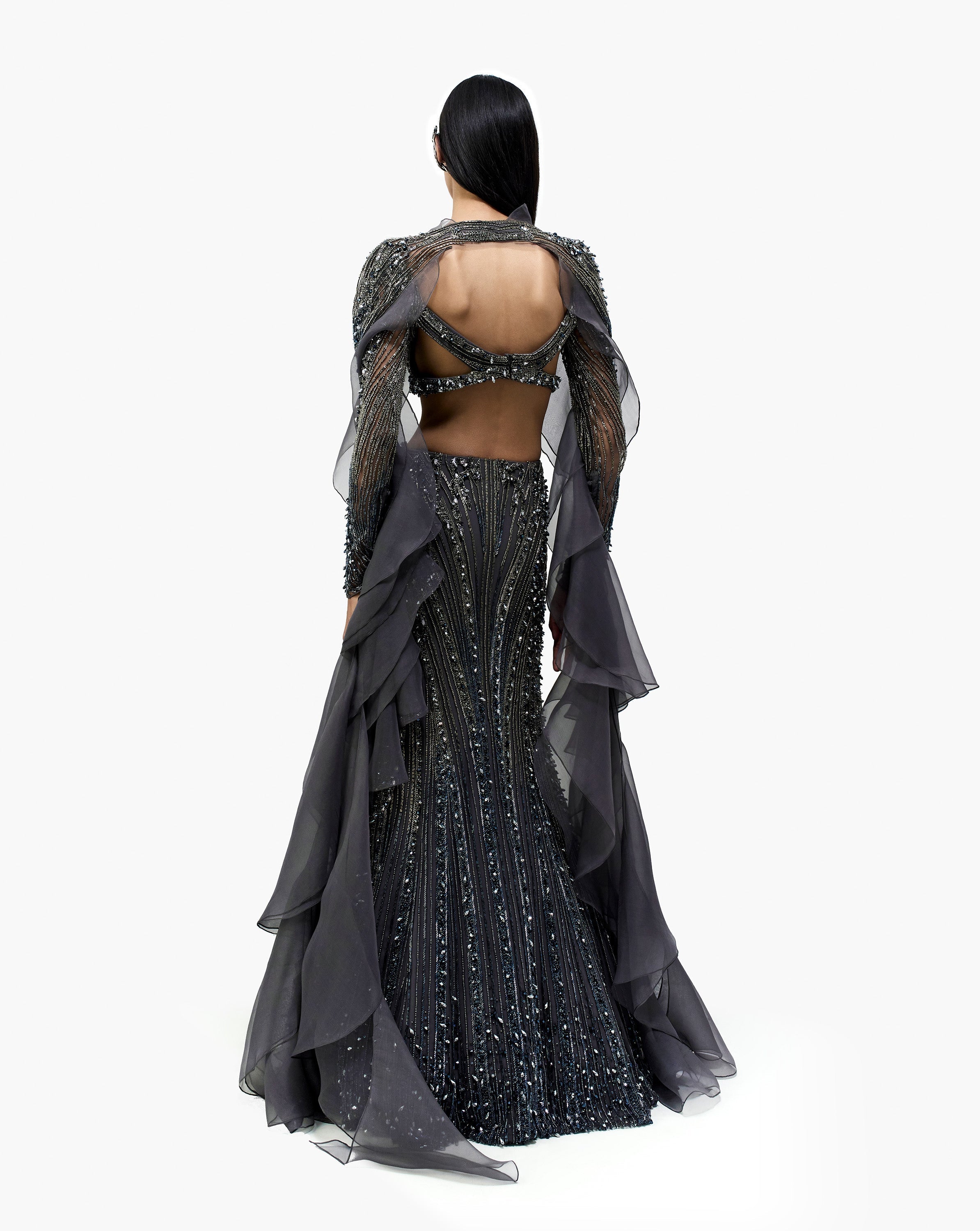 The Zephyr Cape Lehenga