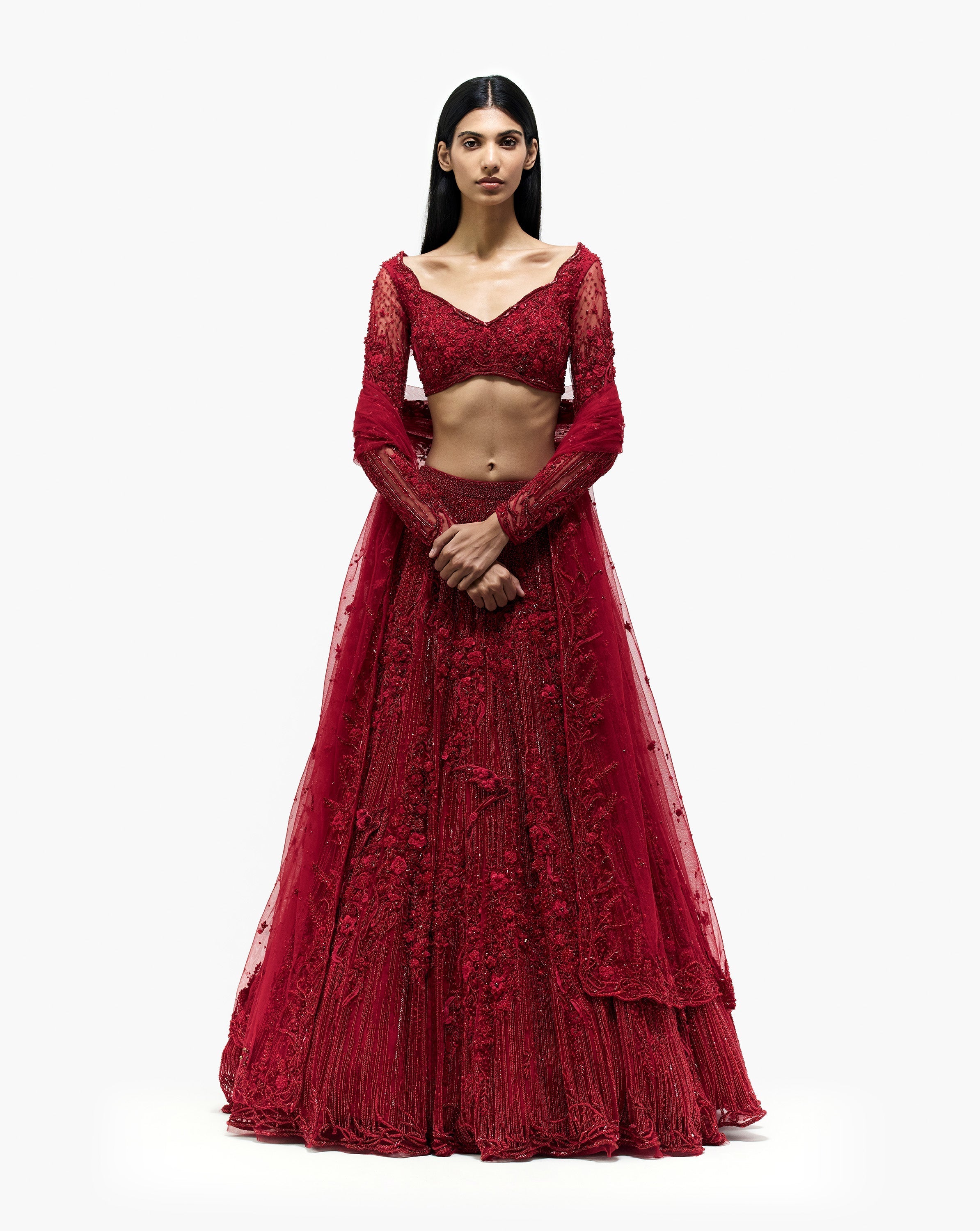 Bridal lehenga by Gaurav Gupta