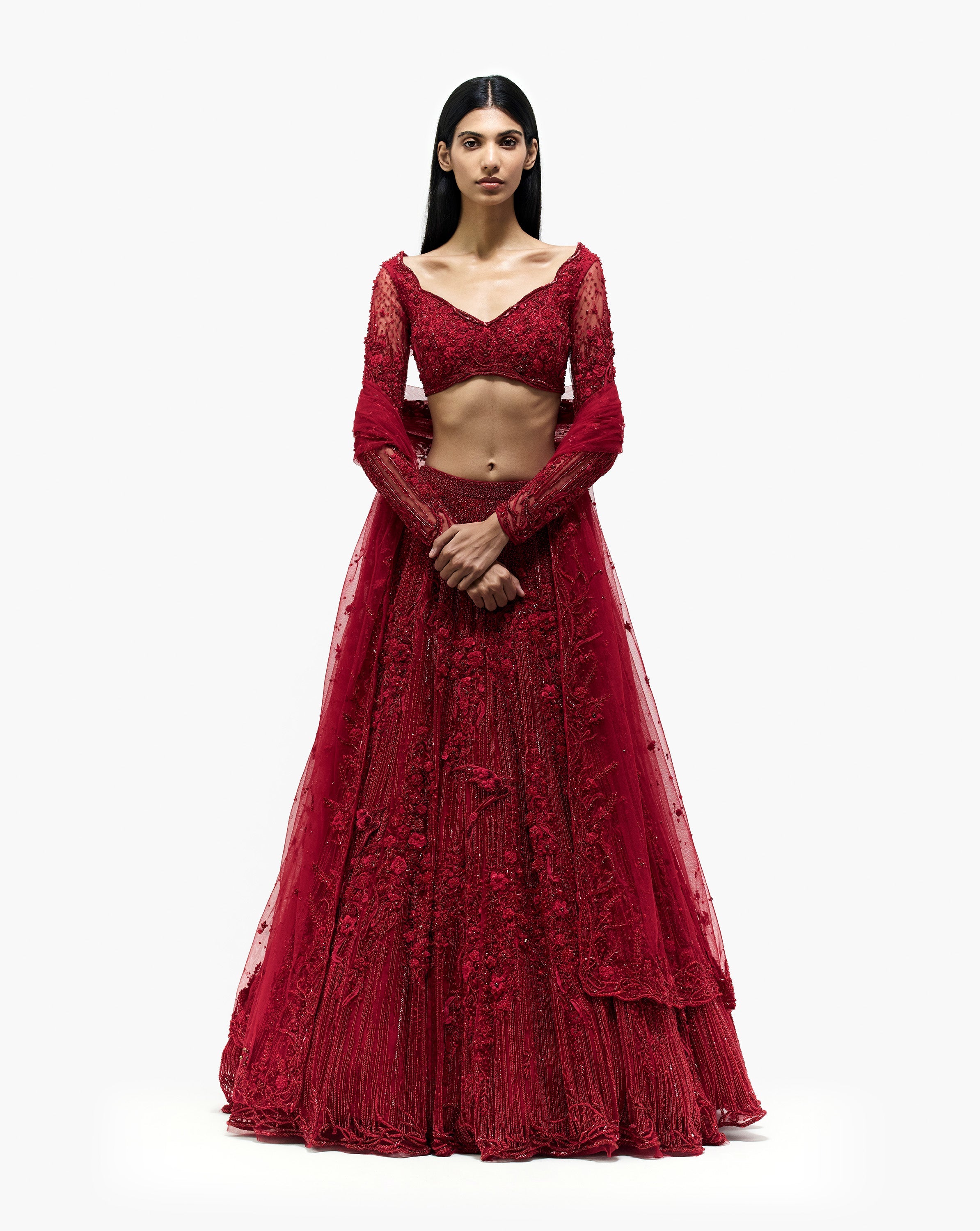 Bridal lehenga by Gaurav Gupta