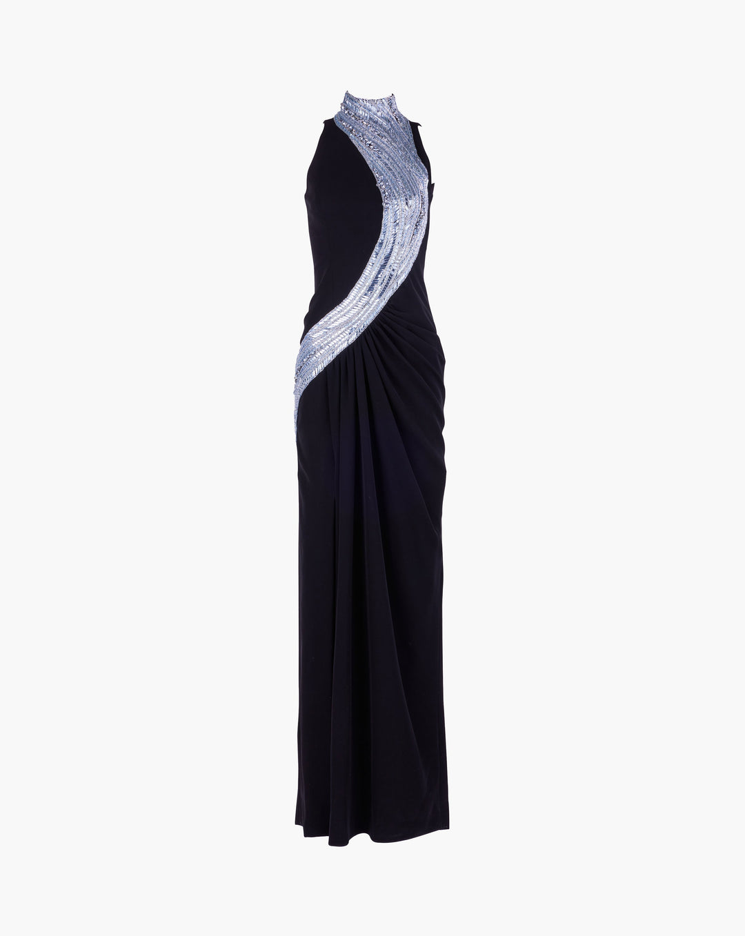 The Wave Embroidered Gown